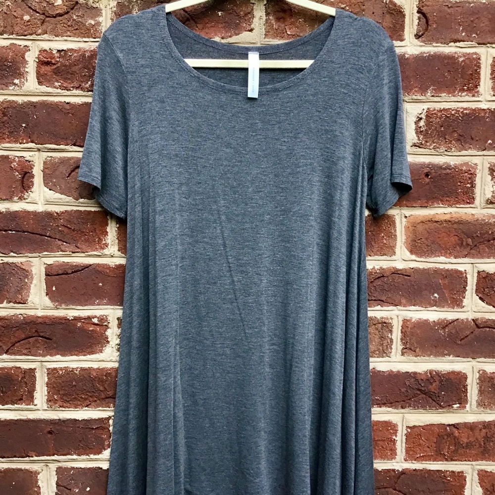 Alexander + David Grey Swing Dress